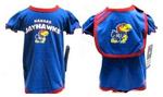 KS Jayhawks onsie,bib & bootie set 12mo