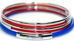 KU Jayhawks bracelet bangle