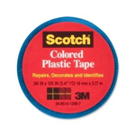 190BLU - Tape plastic blue 3/4 X125in