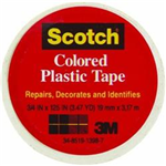 190WHT -Tape plastic white 3/4 X125in