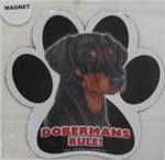 19101 - magnetic-paw-prints-doberman-drop-eared