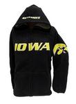 IA Hawkeye hoodie sherpa waffle blk small