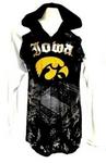 IA Hawkeye hoodie blk/crm foil med
