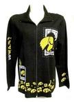 IA Hawkeye sweater full zip black med