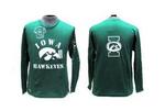 IA Hawkeye shirt LS embroidered green large