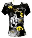 IA Hawkeye shirt black print med