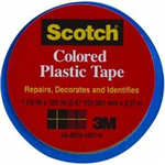 191BLU -Tape plastic blue 1.5 X125in