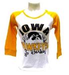 IA Hawkeye shirt 3/4 ladies med