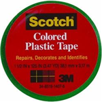 191GRN - Tape plastic green 1.5 X125in