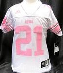 IA football jersey wht/pink #21 7/8