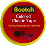 191YEL -Tape plastic yellow1.5 X125in