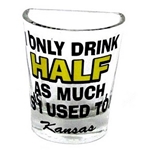 19202KS - KS shot glass half shot drink half as much