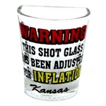 19204KS - KS shot glass half shot warning adjusted for inflation