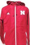 NE Husker windbreaker full zip med