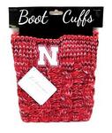NE Husker boot cuffs