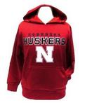 NE Husker hoodie youth climalite red med