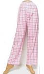 NE Husker flannel pants plaid pink L14