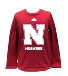 NE Husker L/S shirt red youth w/N 5/6