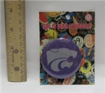 00022KSU -KSU Wildcats Button 2.25in