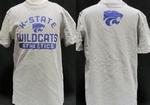 KSU Wildcats tee shirt grey 10/12
