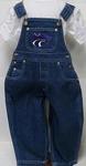 K State Wildcat Denim Overall w/Tee 2T