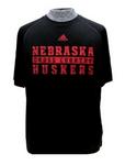 NE Husker shirt climalite black cross country med