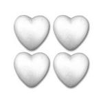 PF-3733 - Craft foam hearts 4in 4ct