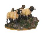 FS85216A - Figurine double sheep 7x5in
