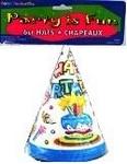 50081 - Party hats birthday sparkle 6ct