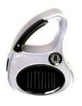DP535 - Silver Solar Light Carabiner
