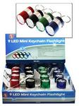 FL319-16 - Keychain flashlight 9LED 16/dis