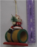 chr-orn. santa on drum