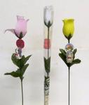 19743 - Flower Rosebud w/message Asst 14in.