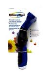 CW912FNB - Garden hose nozzle fan spray 9.5in blue