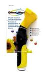 CW912FNY - Garden hose nozzle fan spray 9.5in yellow