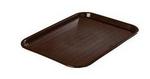 CT121669 - Food tray plastic 12x16in cafe brown