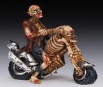 SU-75 - Zombie bike rider brown 6inH