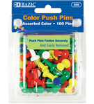 206 522 - Push pins color 100pk