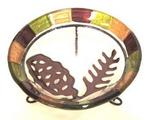 D30172070 - Candy dish pine cone 6in