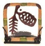 D30172071 - Votive holder pine cone 3.5in