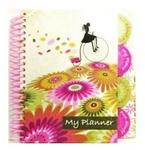 2572PJ - Planner journal girl on bike