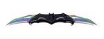 PF5RW - Knife w rainbow blade bat handle 11.25in