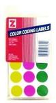 06182 283 - Labels dots neon 300ct
