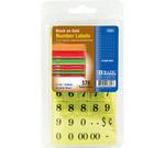 3809L - Labels gold foil number 378ct