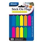 5155 522 - Stick on flags neon 10pk .5 X 1.7