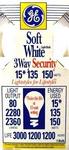 98285 812 - Light bulb soft white security 3-way 15-135-150