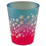 30719MO - MO shot glass multi color w/ stars
