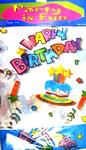 62858 - Tablecover birthday sparkle 54x72in