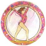 2805 - Party Plate 7in Little Gymnast 8ct