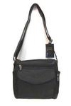 PL-1056BK - Handbag black genuine leather
